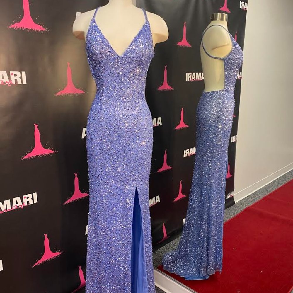 Primavera Prom Dress #3291 Bright Blue Size 0 nwt